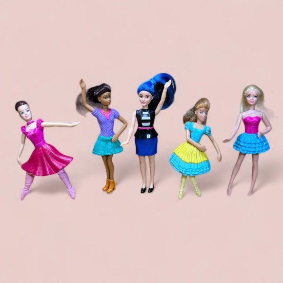 Lot of 5 McDonald's Mixed Miniature Doll Collectible Figures 5 Inches Tall - Picture 7 of 7